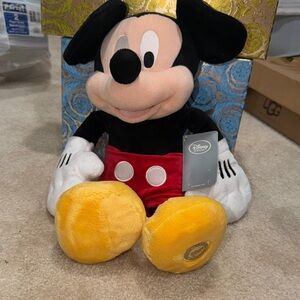Disney Mickey Mouse Plush - Black, Red, Yellow